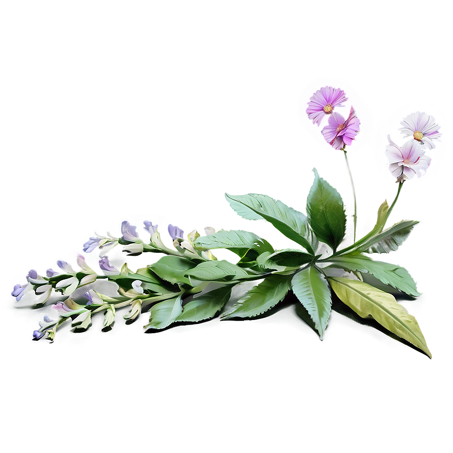 Pastel Indie Flower Arrangement Png Hyn86