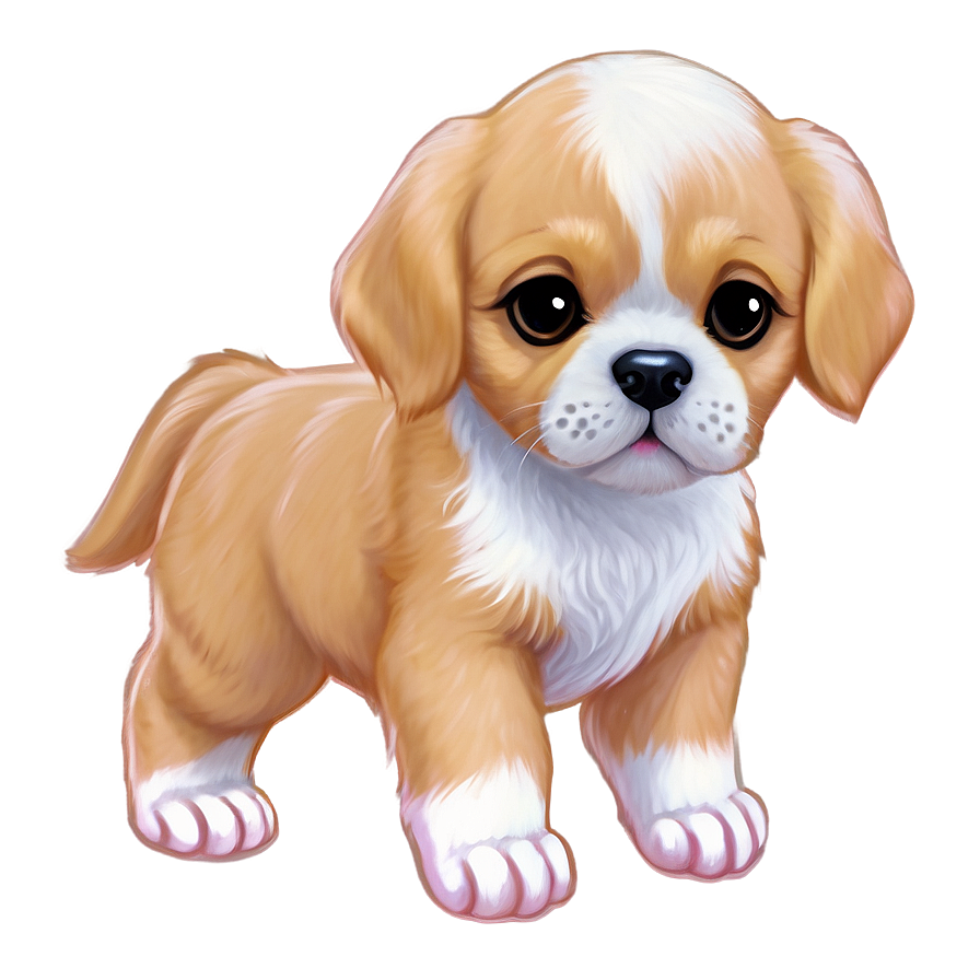 Pastel Kawaii Puppy Png Fgw5