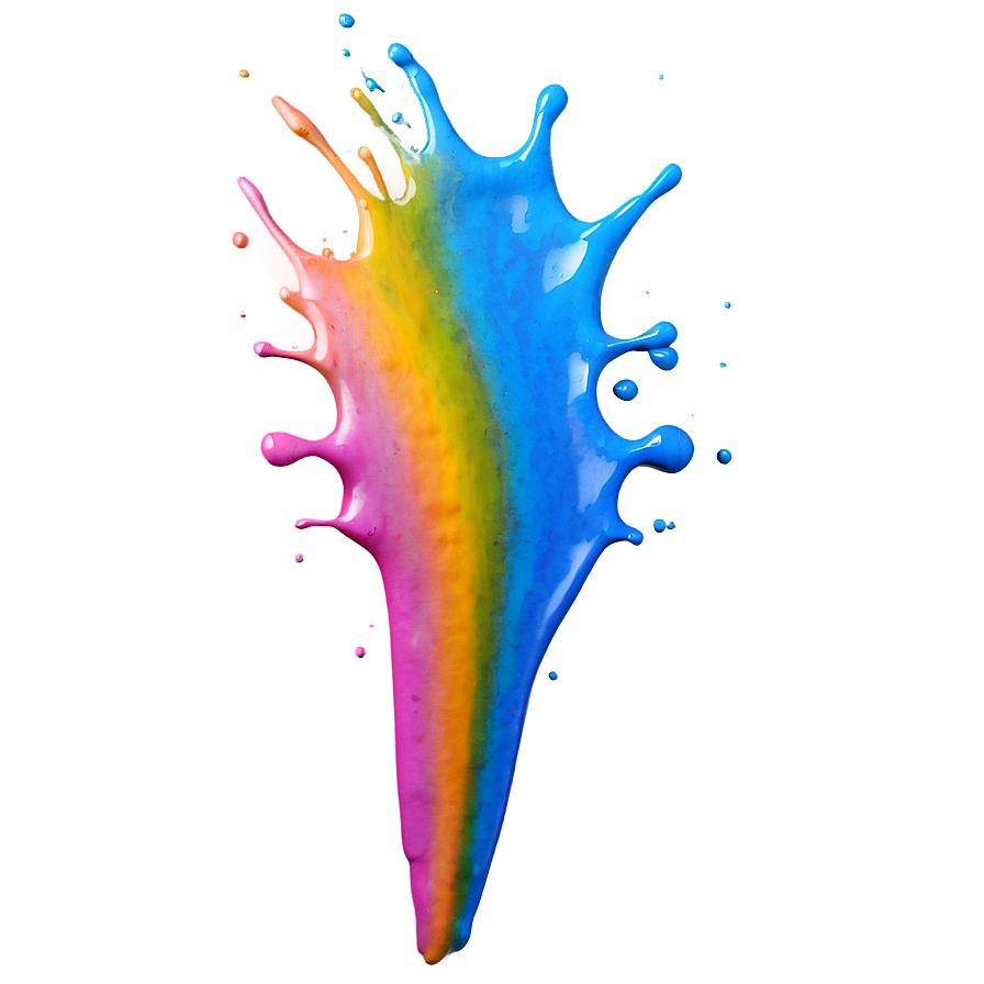 Pastel Paint Splash Png Bba