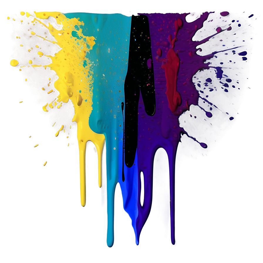 Pastel Paint Splatter Png 05042024