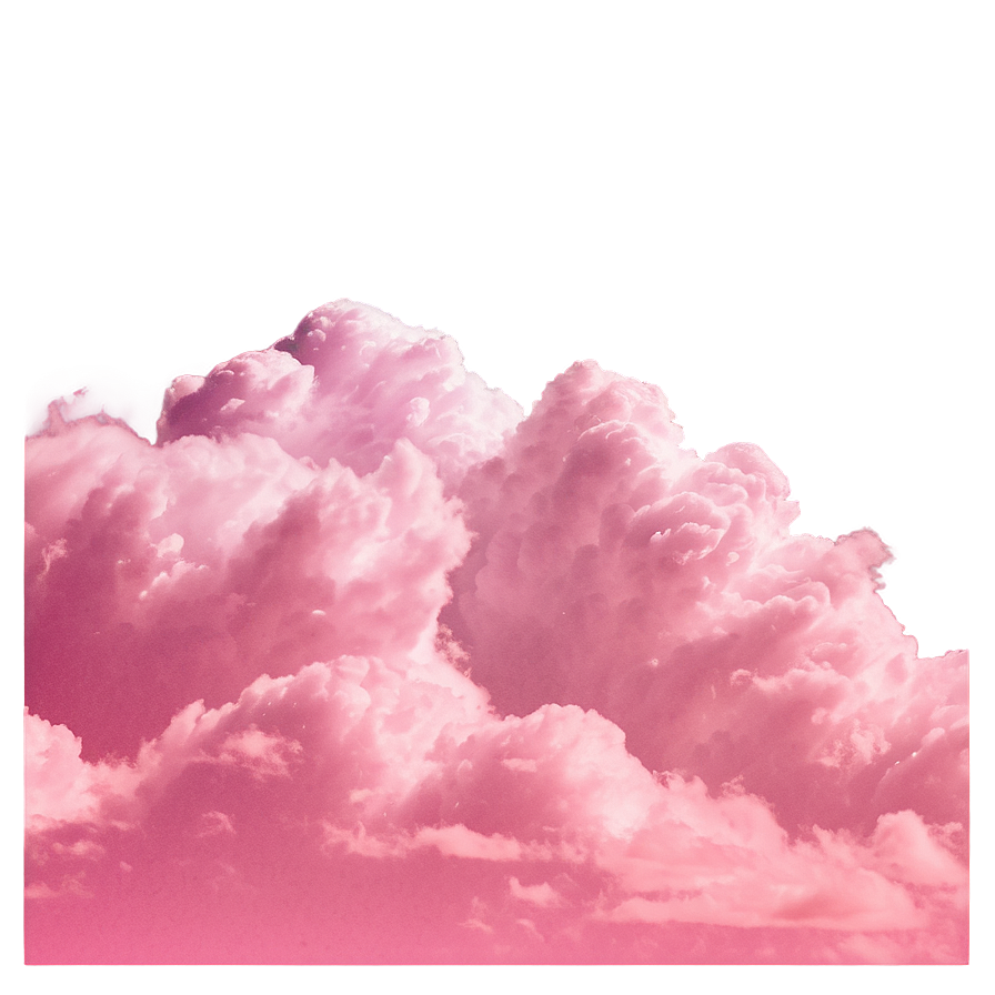 Pastel Pink Cloudscape Png Utb