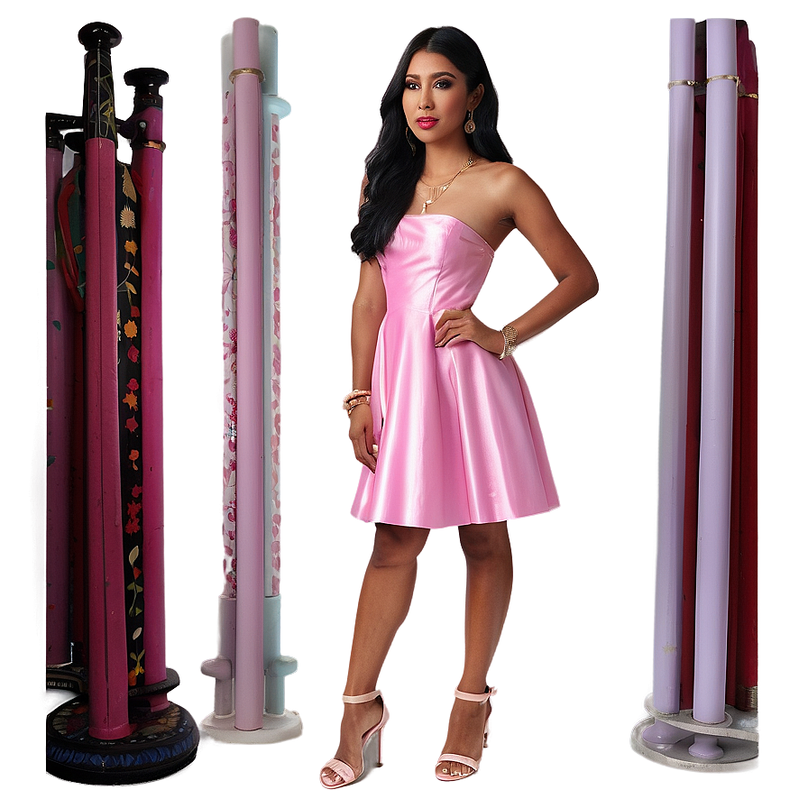 Pastel Pink Dress Png 45