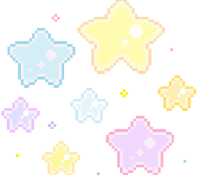 Pastel Pixel Stars Tumblr Background