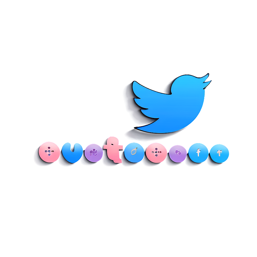 Pastel Twitter Logo Png Axt7