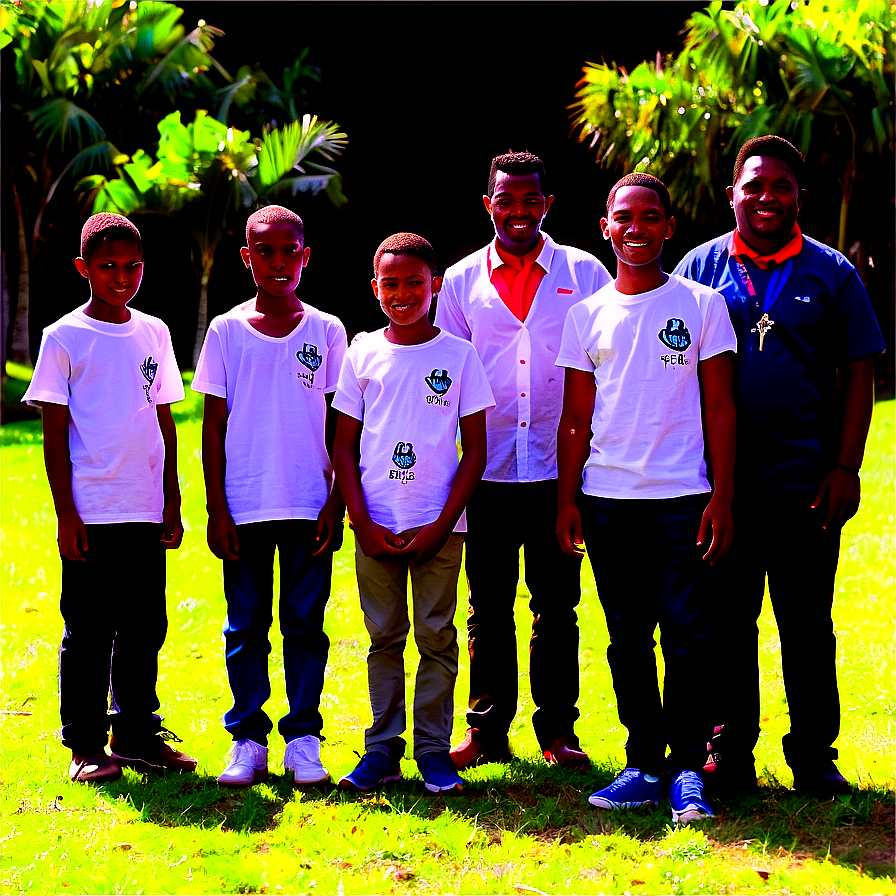 Pastor And Youth Group Png Lvw13