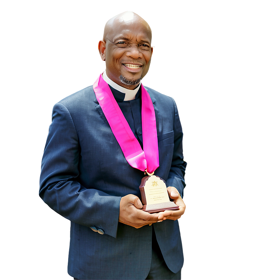 Pastor With Awards Png Qke