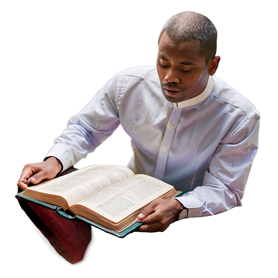 Pastor With Holy Book Png 54