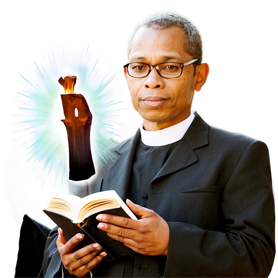 Pastor With Holy Book Png 72