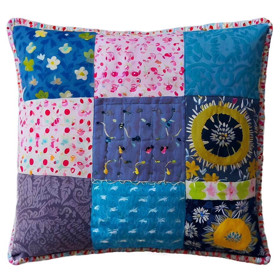 Patchwork Pillow Png Vwg59