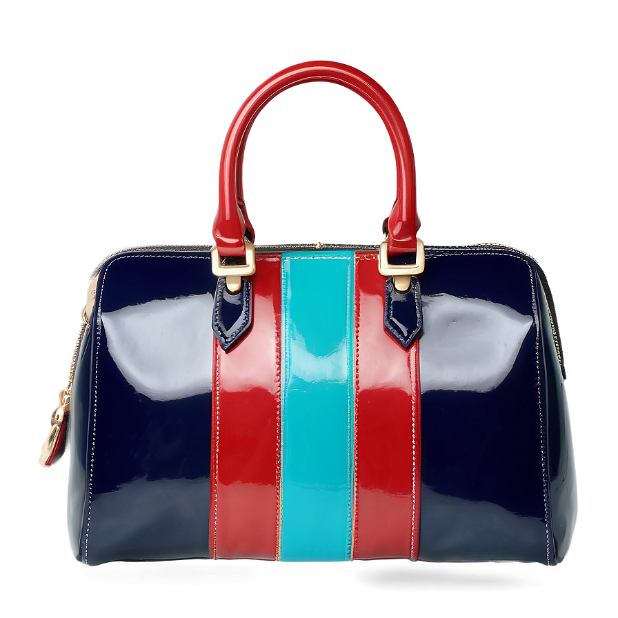 Patent Leather Handbag Png Moi