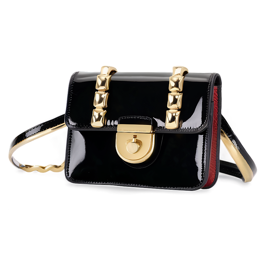 Patent Leather Purse Png Our67