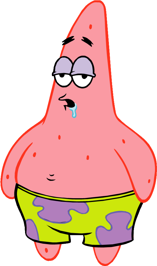 Patrick Star Cartoon Character PNG with transparent background