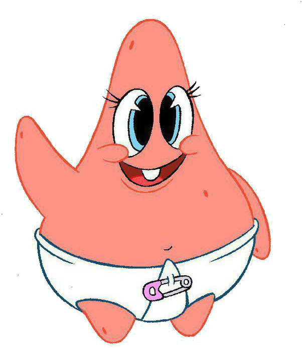 Patrick_ Star_ Happy_ Pose.png PNG with transparent background