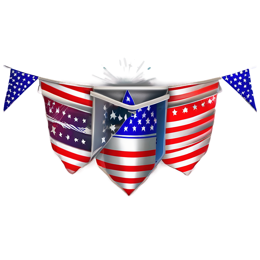 Patriotic 4th Of July Banner Png 05212024