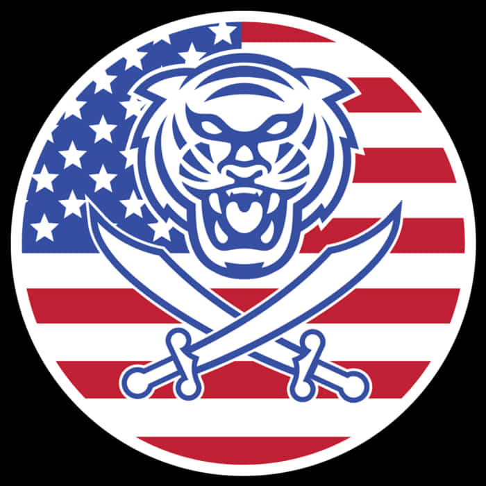 Patriotic_ Bengals_ Logo_with_ Swords