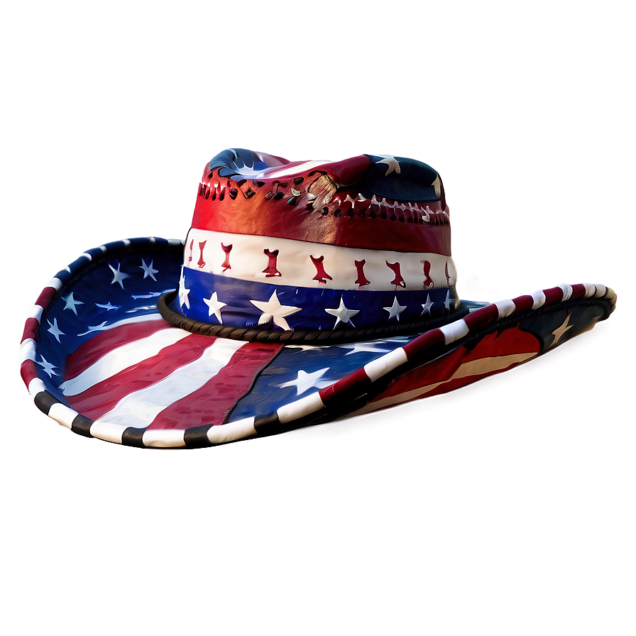 Patriotic Cowgirl Hat Png 45