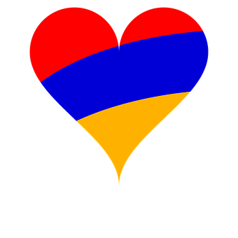 Patriotic Heart Armenia Graphic