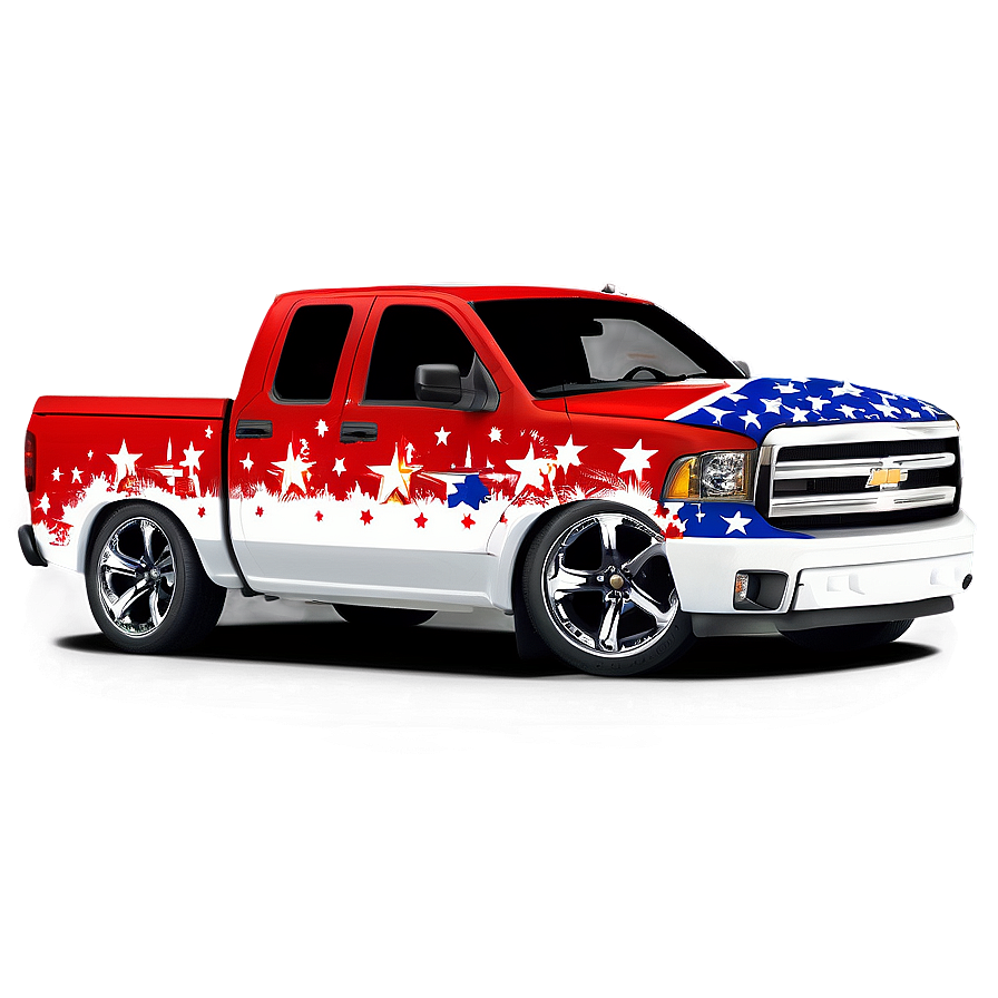 Patriotic Pickup Truck Png 67