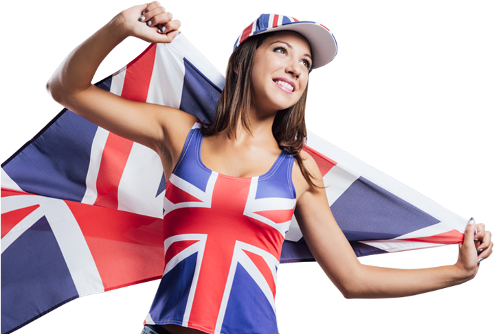 Girl Holding A Flag , Png Download - Official Uk Top 40 Singles Chart 07.02 2020, Transparent Png PNG with transparent background