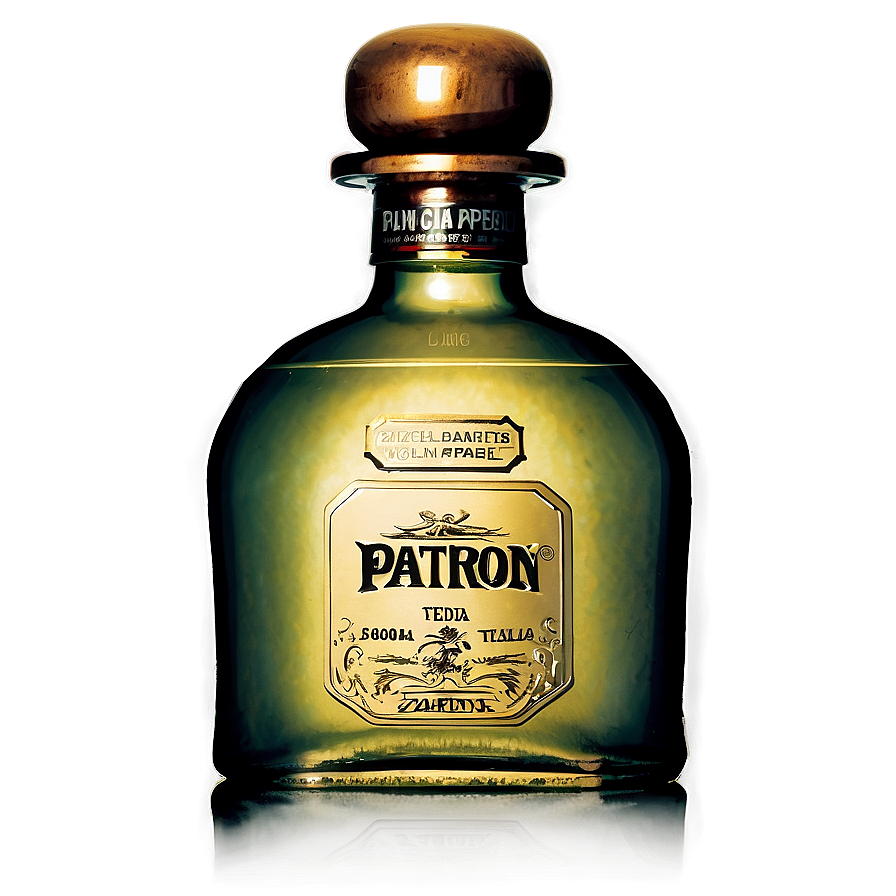 Patron Gold Tequila Png 22