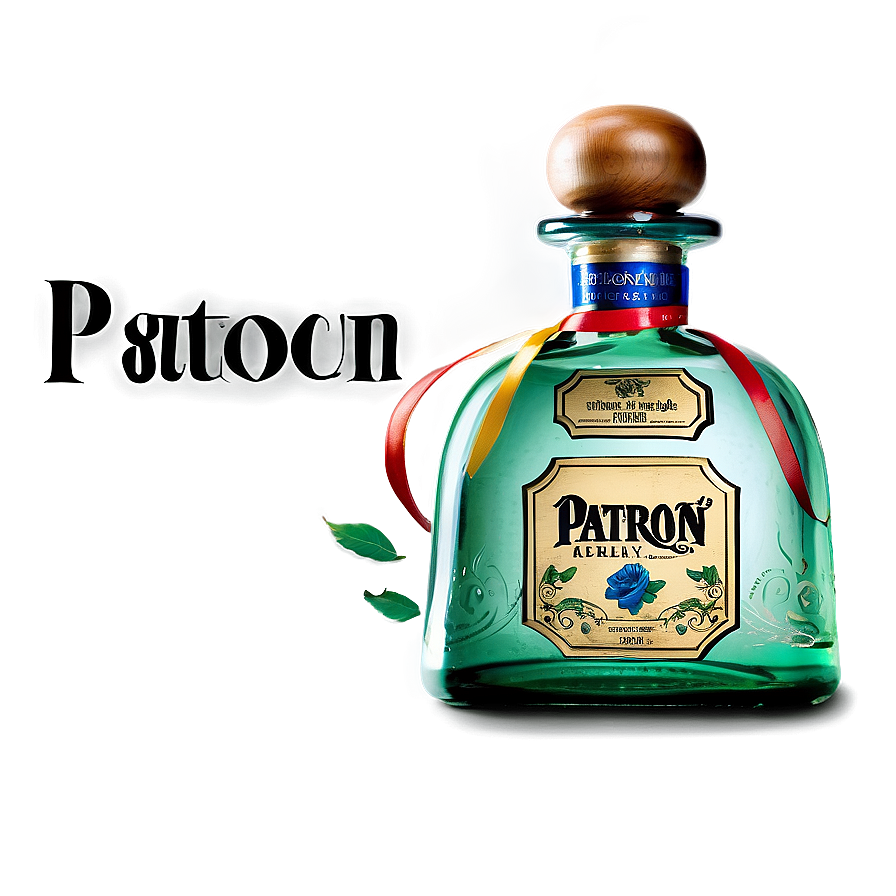 Patron Tequila Bottle Png Slp