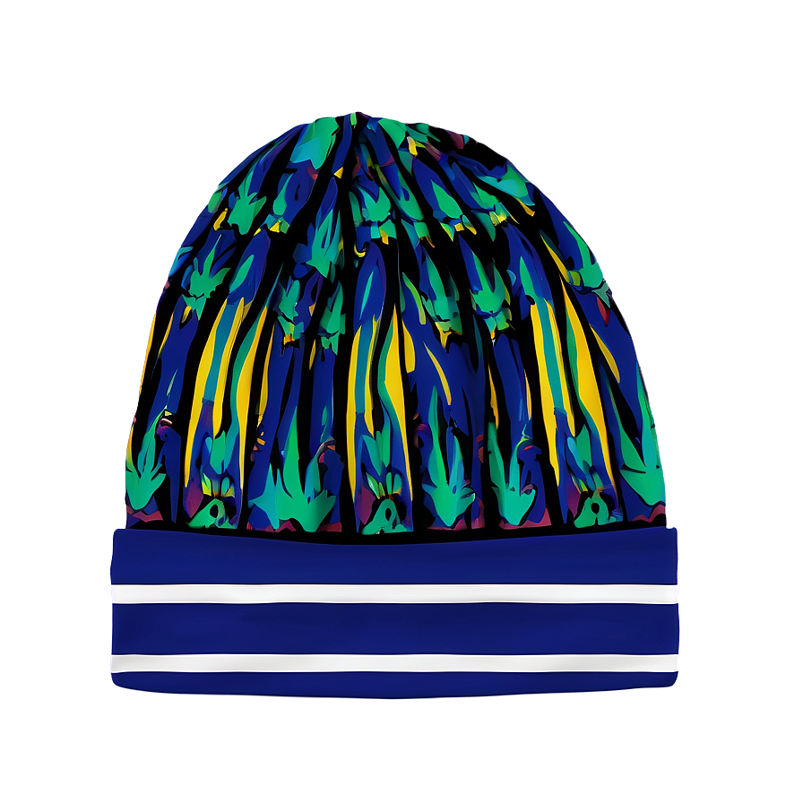 Patterned Beanie Png Mfb58