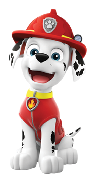 Cartoon,action Figure,animated Fan Accessory,non-sporting - Paw Patrol Marshall Stickers, HD Png Download PNG image with a transparent background, free high-resolution download