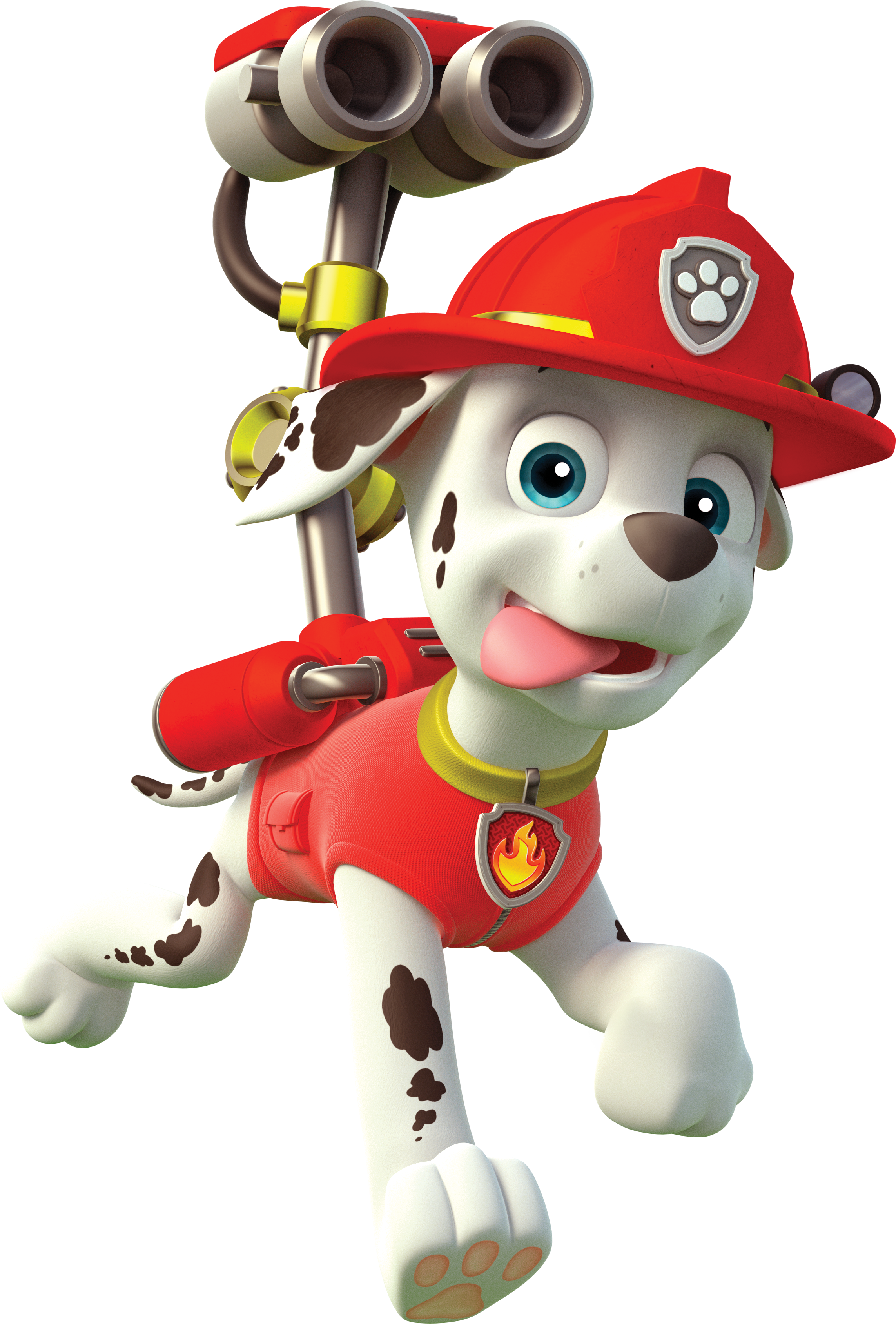Paw Patrol Banner Royalty Transparent Background - Paw Patrol Marshall Running, HD Png Download PNG image with a transparent background, free high-resolution download