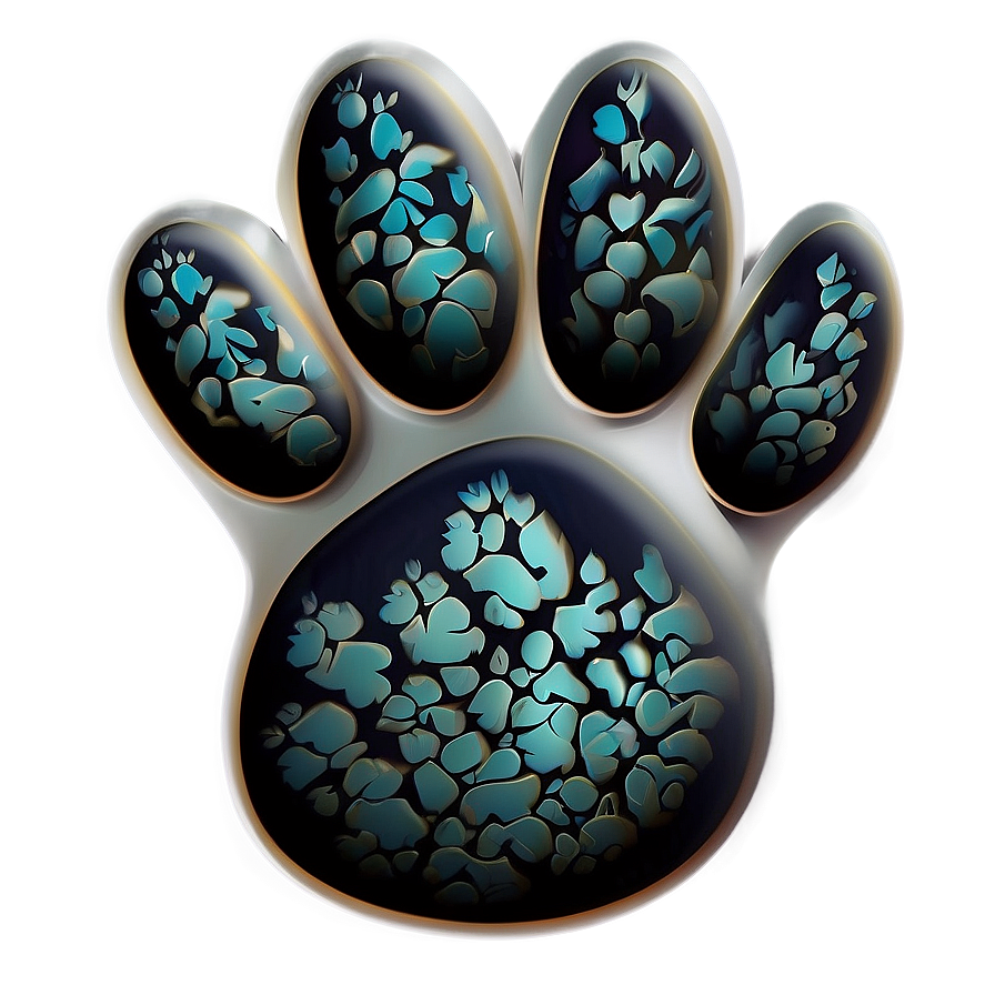 Paw Print on Transparent PNG nqg PNG with transparent background