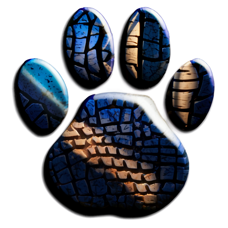 Paw Print with Claws PNG gkj PNG with transparent background