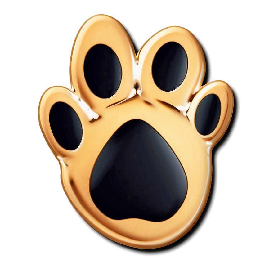 Paw Print with Claws PNG ojy44 PNG with transparent background
