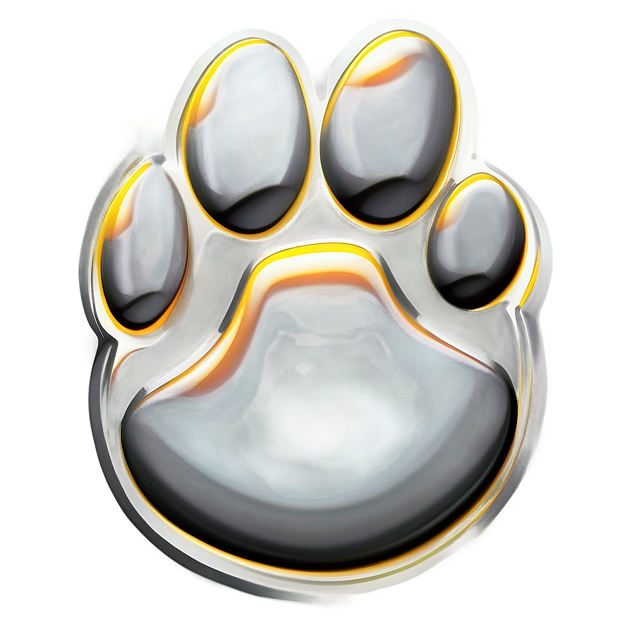Paw Print with Shadow PNG 77 PNG with transparent background