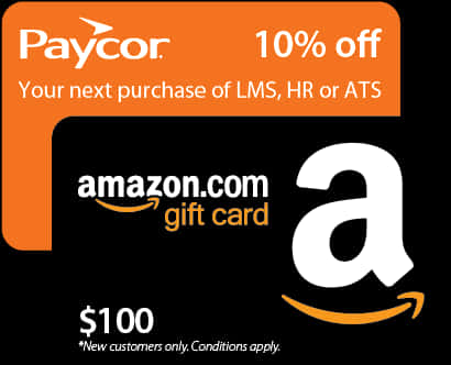 Paycor Amazon Gift Card Promotion