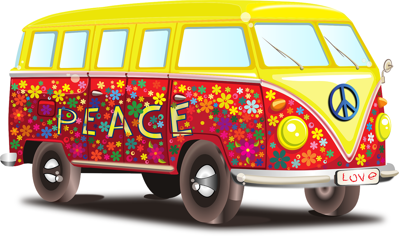 Peace And Love Car, HD Png Download PNG with transparent background