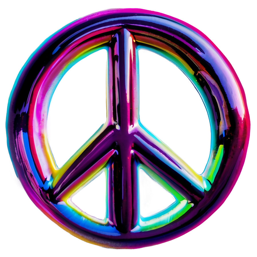 Peace Sign In Bubble Png 91