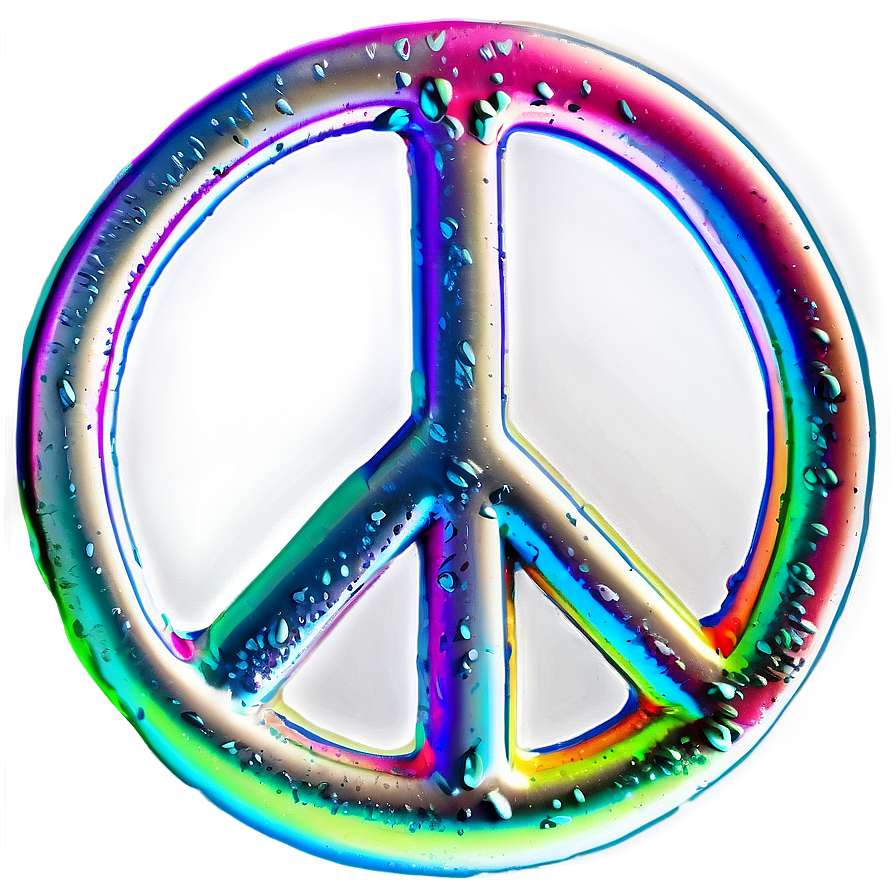 Peace Sign Sticker Png Bhu85