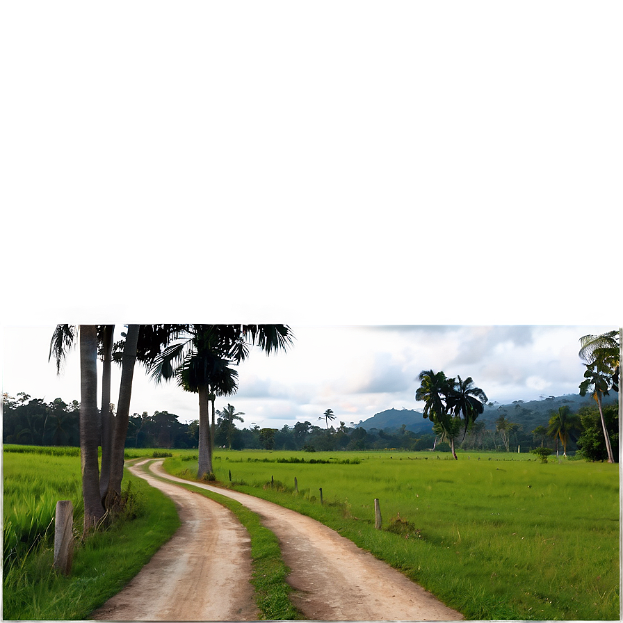 Peaceful Countryside Trail PNG 06202024 PNG with transparent background