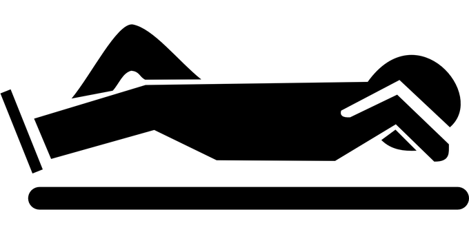 Peaceful Sleep Black Background PNG with transparent background