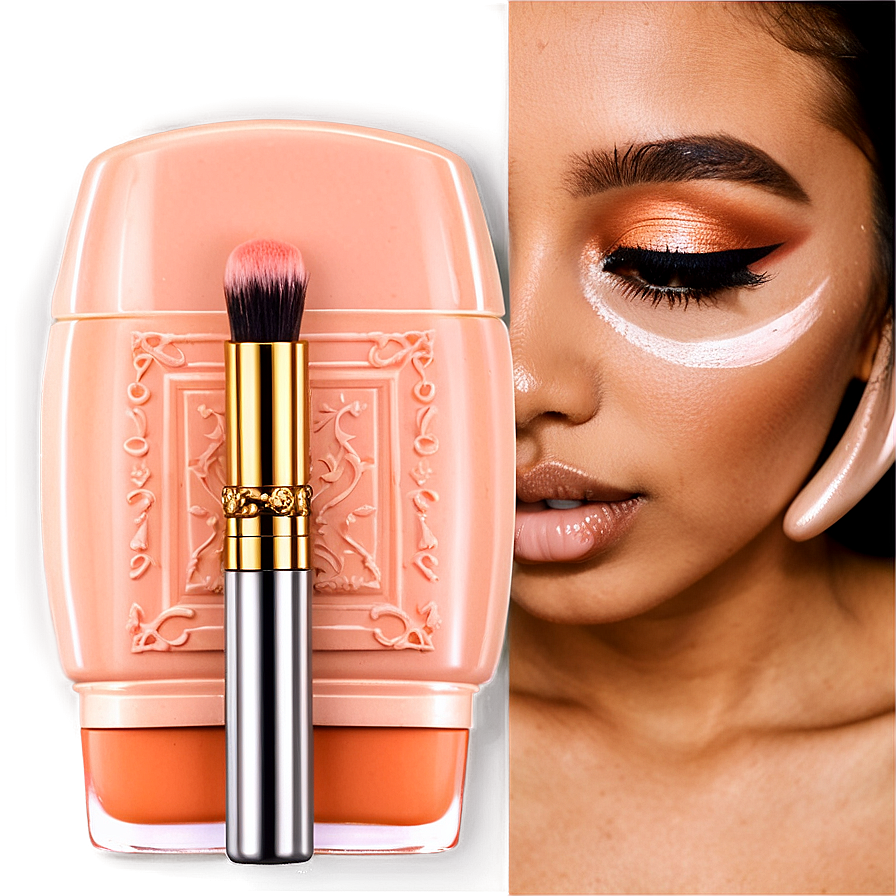 Peach Blush Makeup Png 52