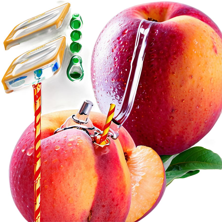 Peach Flavor Iced Tea PNG 06242024 PNG image with a transparent background, free high-resolution download