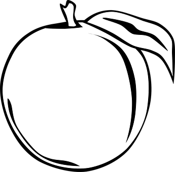 Peach Silhouette Graphic PNG with transparent background