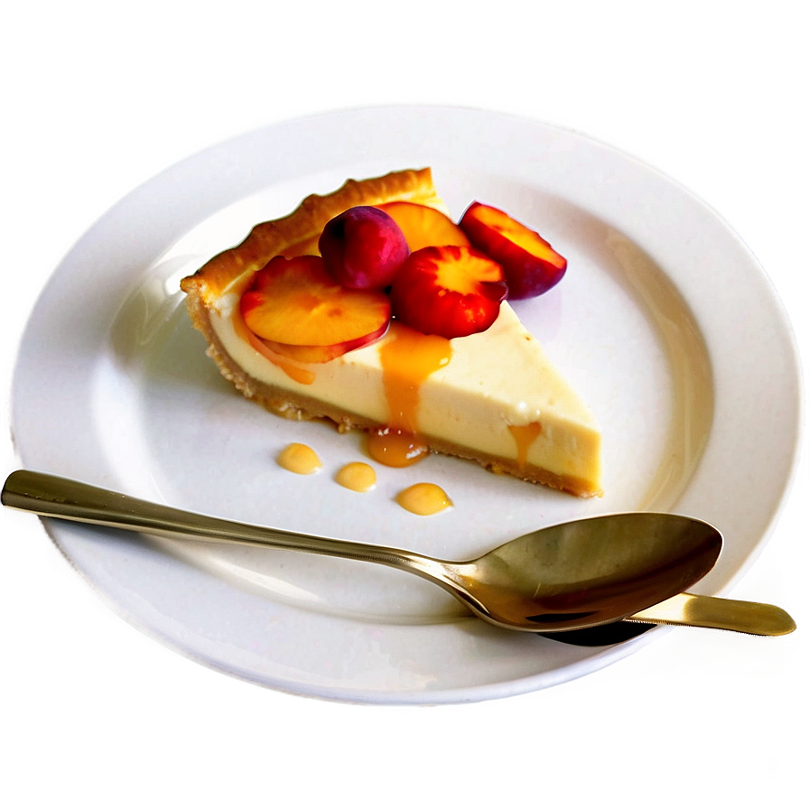 Peaches and Cream Flan PNG 06132024 PNG with transparent background