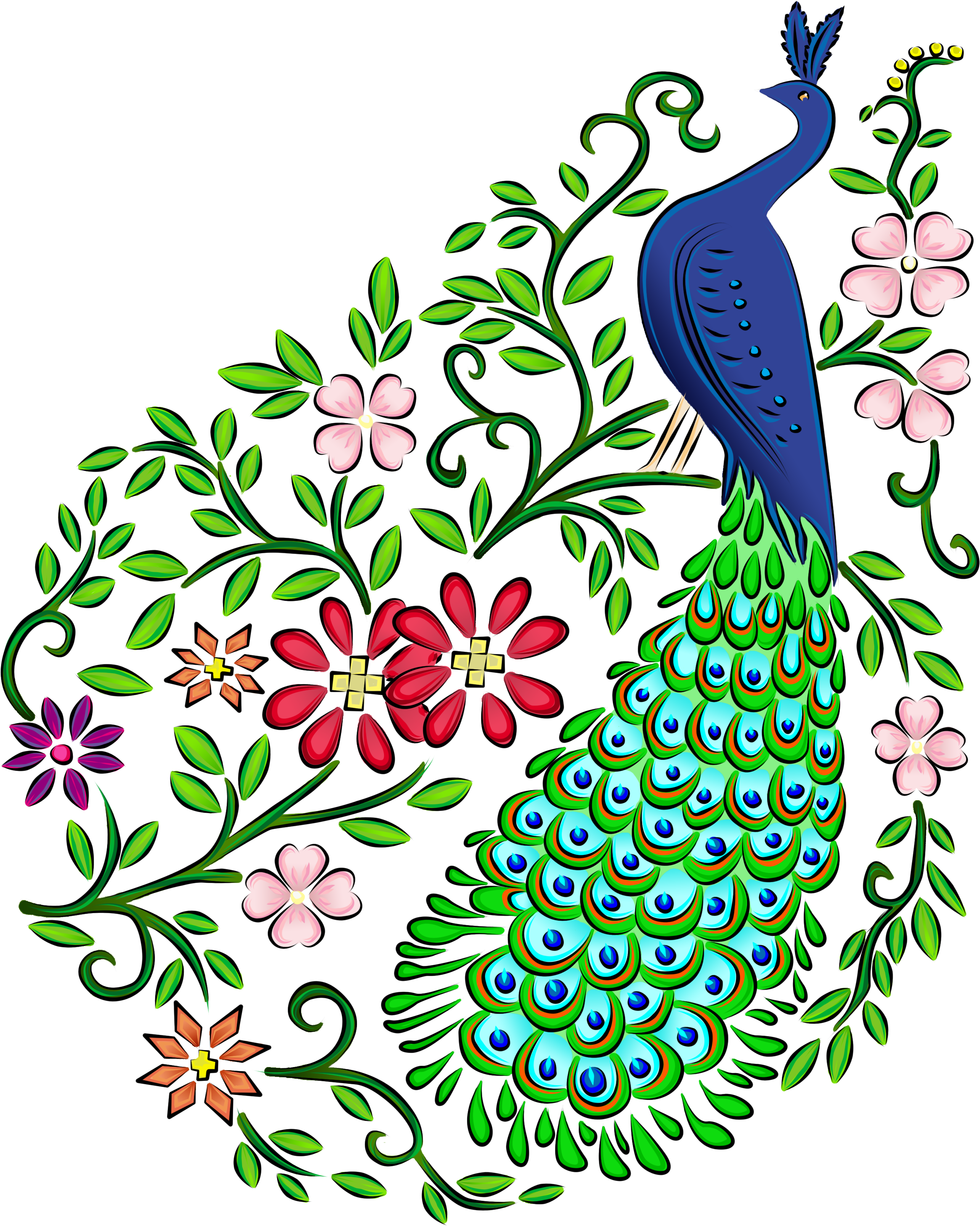 Peacock Feather Artwork