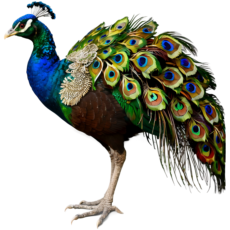 Peacock In Wild Png Qsk97