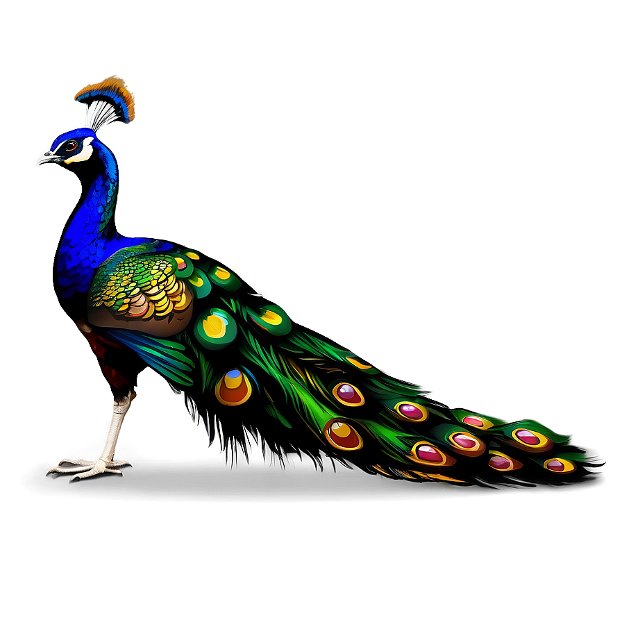 Peacock Tail Display PNG vfp88 PNG with transparent background