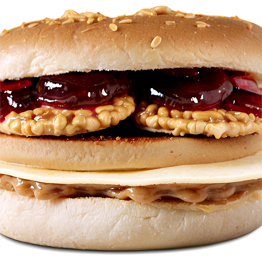 Peanut Butter And Jelly Burger Png Aca2