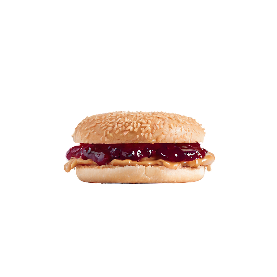 Peanut Butter And Jelly Burger Png Pcr87