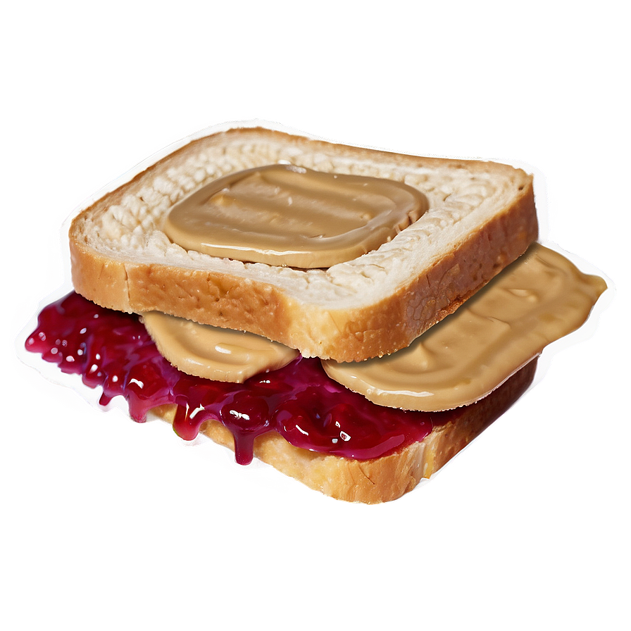 Peanut Butter And Jelly Sandwich Png 69