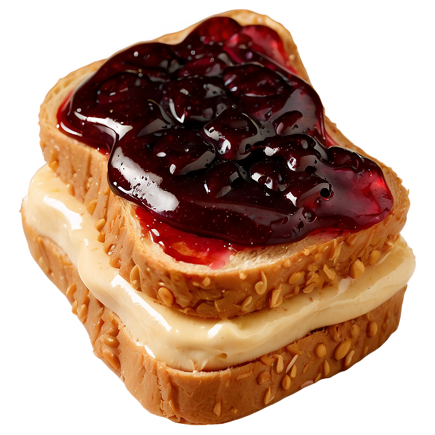 Peanut Butter And Jelly Sandwich Png 80