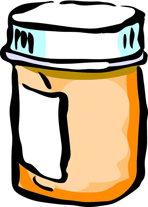 Jar, Peanut Butter, Closed, Food, Blank, Honey - Cartoon Pill Bottle Transparent Background, HD Png Download PNG with transparent background